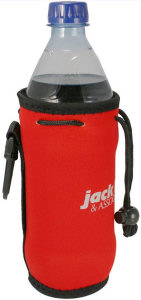 Promotional Koozies: Neoprene Water Bottle Drawstring Coolies